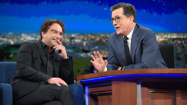 Johnny Galecki Talks Horror Films And The Big Bang Theory Imposters On The Late Show